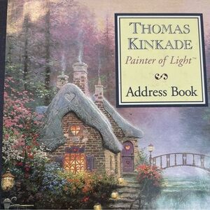 Vintage Thomas Kinkade "Painter of Light" Address Book 1994 Rare Unused